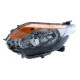 Mitusbishi L200 2015-2019 Black Inner Halogen Head Lamp Unit Passenger Side